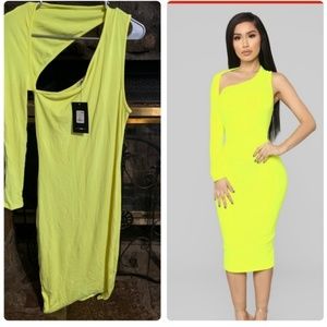 Fashion nova 1 shoulder dress